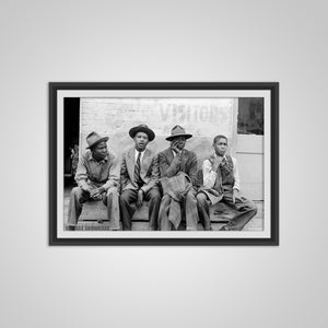 Vintate Photo African American Boys - Group of Young Black Negro Men - Waco TX - Civil Rights - Jim Crow Era