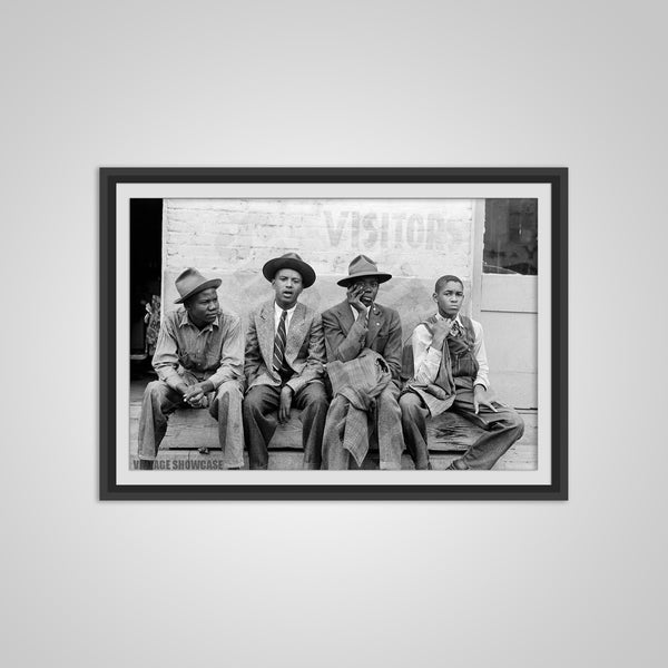 Vintate Photo African American Boys - Group of Young Black Negro Men - Waco TX - Civil Rights - Jim Crow Era