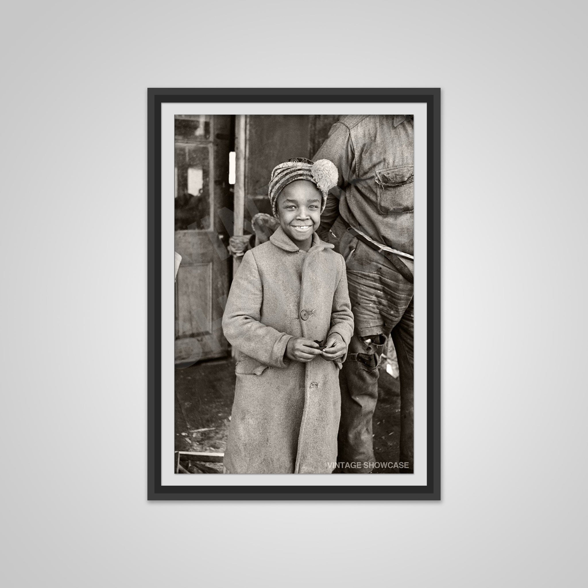 Vintage Photo of Young African American Girl - Negro Girl - Civil Rights - Jim Crow Era - Art