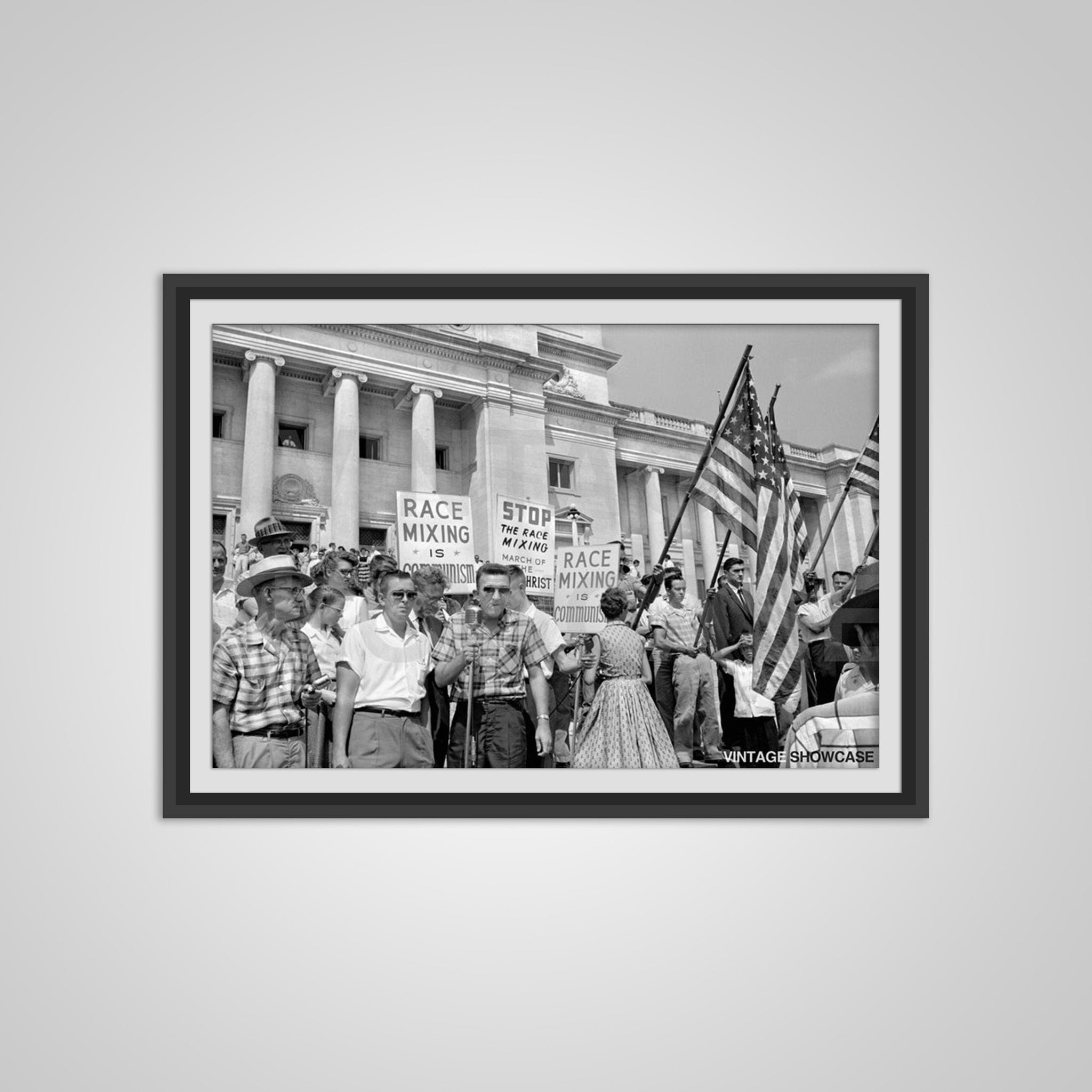 Little Rock Nine Civil Rights Protest 1959 Photo