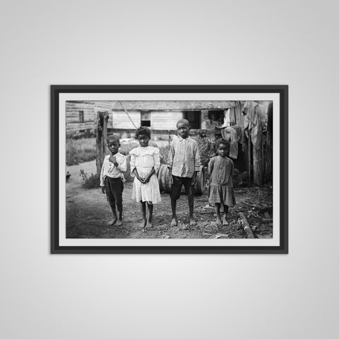 Vintage Photo African American Black Negro Children - Jim Crow Era - Civil Rights