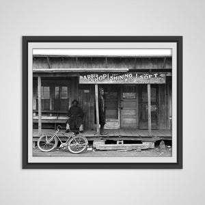 African American Men on Porch - Vintage Photo of Negro Men