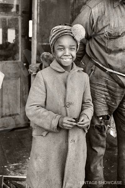 Vintage Photo of Young African American Girl - Negro Girl - Civil Rights - Jim Crow Era - Art